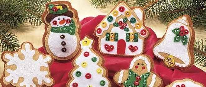 Новогодние украшения из фетра своими руками Поделки из фетра своими руками