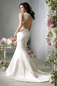 Свадебные платья с открытой спиной фото 3