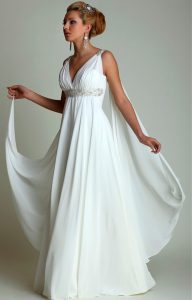 Свадебное платье в греческом стиле фото 4