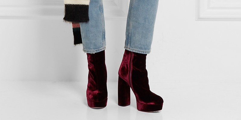 С чем носить бордовые ботинки Бордовые ботинки