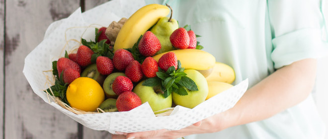 Фруктовый букет своими руками Букет из фруктов своими руками