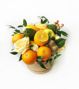 Букет с апельсинами
