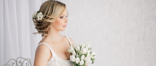 Свадебные прически на средние волосы Свадебные прически на средние волосы