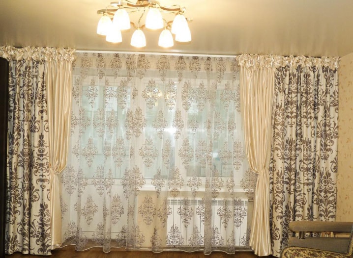 Как правильно подобрать тюль к шторам?