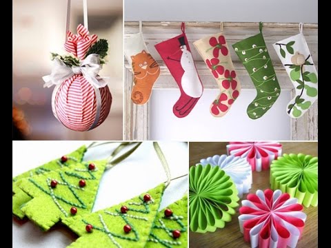 Новогодние украшения для дома своими руками