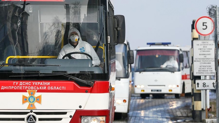 У водителя автобуса с эвакуированными из КНР украинцами поднялась температура