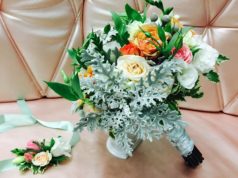 Оригинальный букет невесты
