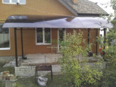 Крыша для террасы своими руками