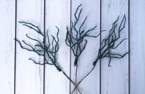 Декор интерьера с искусственными ветками