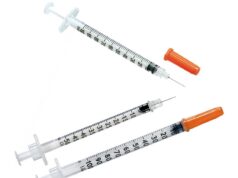 Использование инсулиновых шприцов