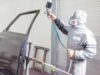 Как происходит покраска дверей автомобиля