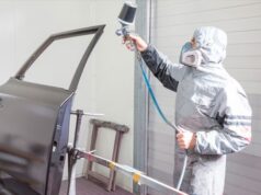 Как происходит покраска дверей автомобиля