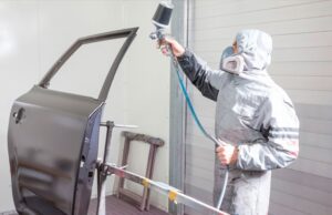 Как происходит покраска дверей автомобиля