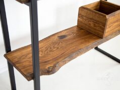 Этажерки из древесного слэба