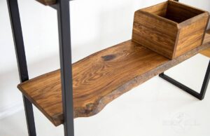 Этажерки из древесного слэба