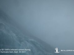 Беспилотный аппарат впервые снял кадры из центра урагана 4-й категории