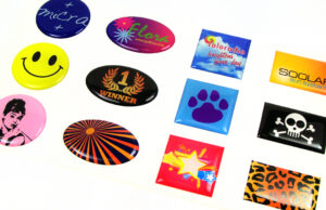 Изготовление и печать логотипа на наклейках