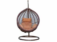 Качели из ротанга для отдыха дома и на даче