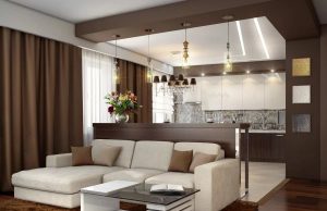 Правила оформления кухни-гостиной