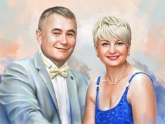 Оригинальные портреты на холсте по фотографии в подарок