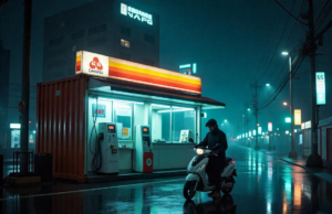 Контейнерные автозаправочные станции: мобильные системы для обеспечения топливом объектов, расположенных в труднодоступных местах.