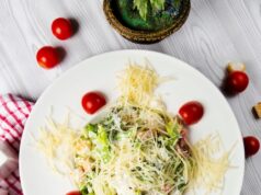 Рецепт весеннего салата из свежих овощей