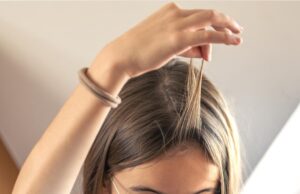 Удлиненная челка в домашних условиях