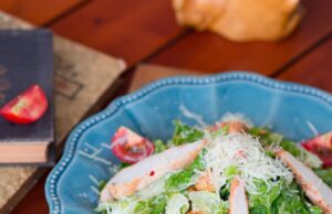 Ингредиенты для салата Цезарь с курицей