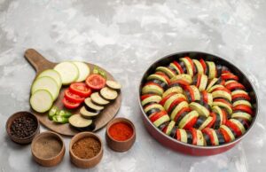 Фаршированные кабачки в духовке