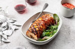 Куриная грудка в духовке с соевым соусом