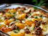 Картофельная запеканка с фаршем в духовке