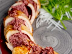 Рулет из теста с фаршем в духовке