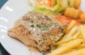 Филе индейки с картошкой в духовке