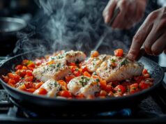 Вкусное куриное филе на сковороде