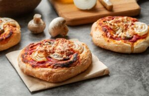 Домашняя мини пицца в духовке