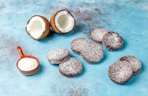 Печенье с кокосовой стружкой в духовке