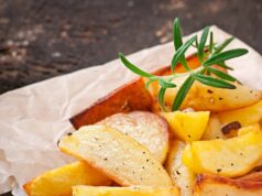 Время запекания картофеля дольками в духовке