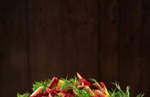 Салат с красной фасолью и корейской морковью