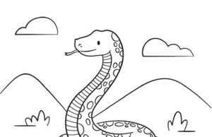 Змея во сне: черно-белая