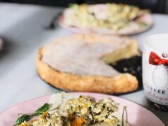 Лаваш с грибами и сыром: рецепт