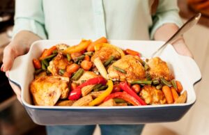 Шампиньоны с курицей на сковороде: простой рецепт