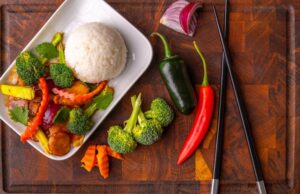 Тайский Рис с Овощами: Рецепт