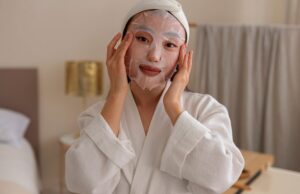 Желатиновая маска для лица против морщин