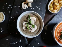 Рецепт супа из индейки с шампиньонами