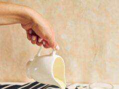 Быстрая пицца на кефире на сковороде