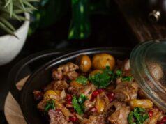 Баранина с овощами в казане: рецепт