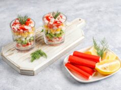 Зимний салат из огурцов и помидоров