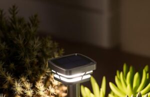 Схема садового светильника на солнечной батарее