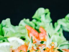 Куриный салат с корейской морковкой