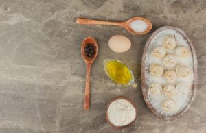 Тесто для клецок в суп с яйцом